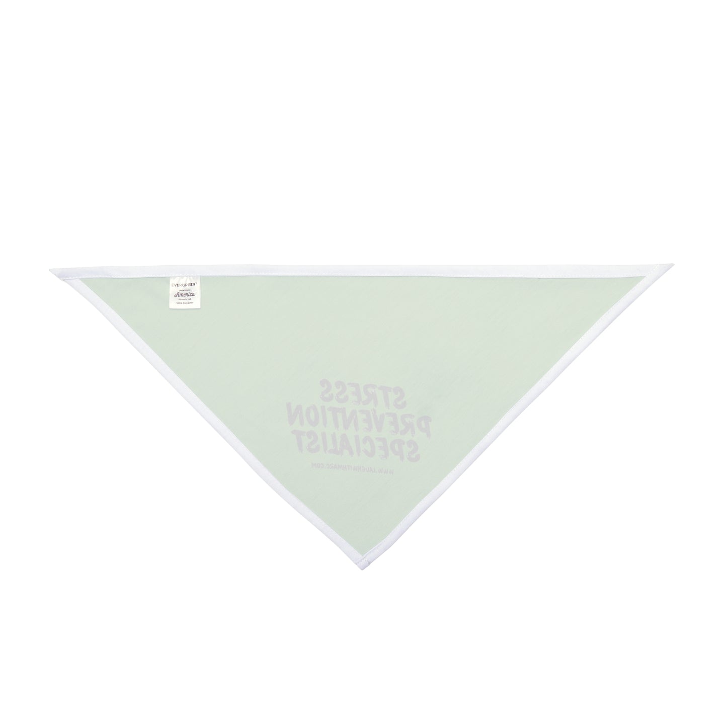 Pet Bandana - STRESS PREVENTION SPECIALIST (green)