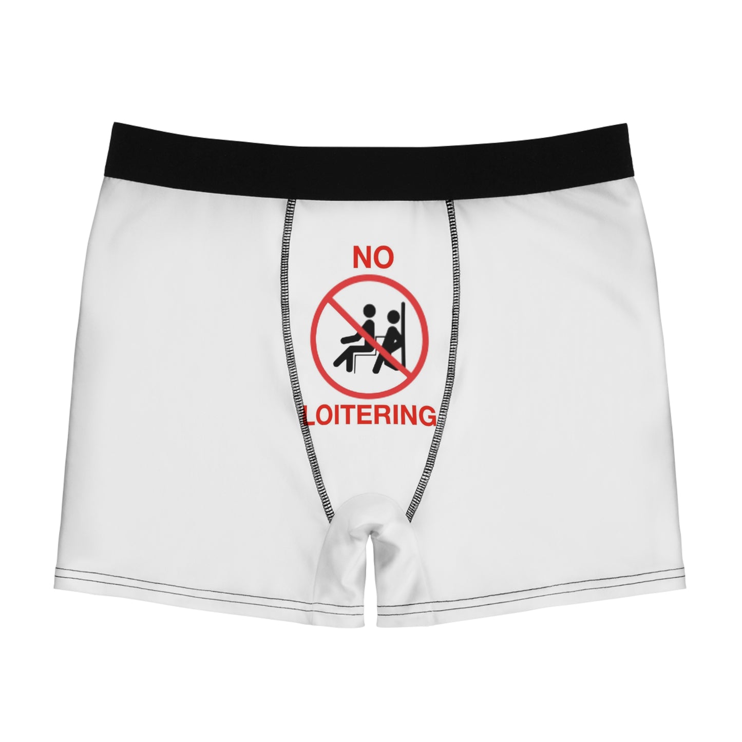 Men's Boxer Briefs  - No Loitering