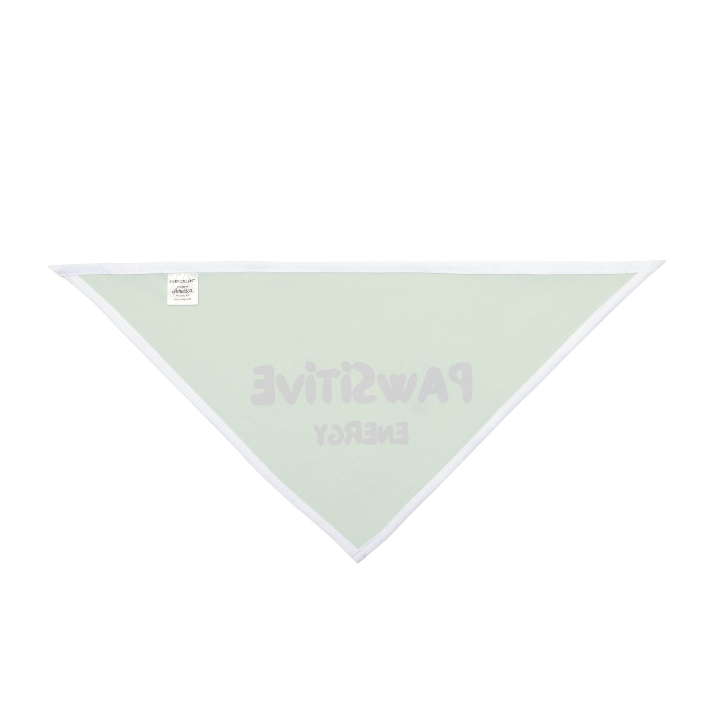 Pet Bandana - PAWSITIVE ENERGY (green)