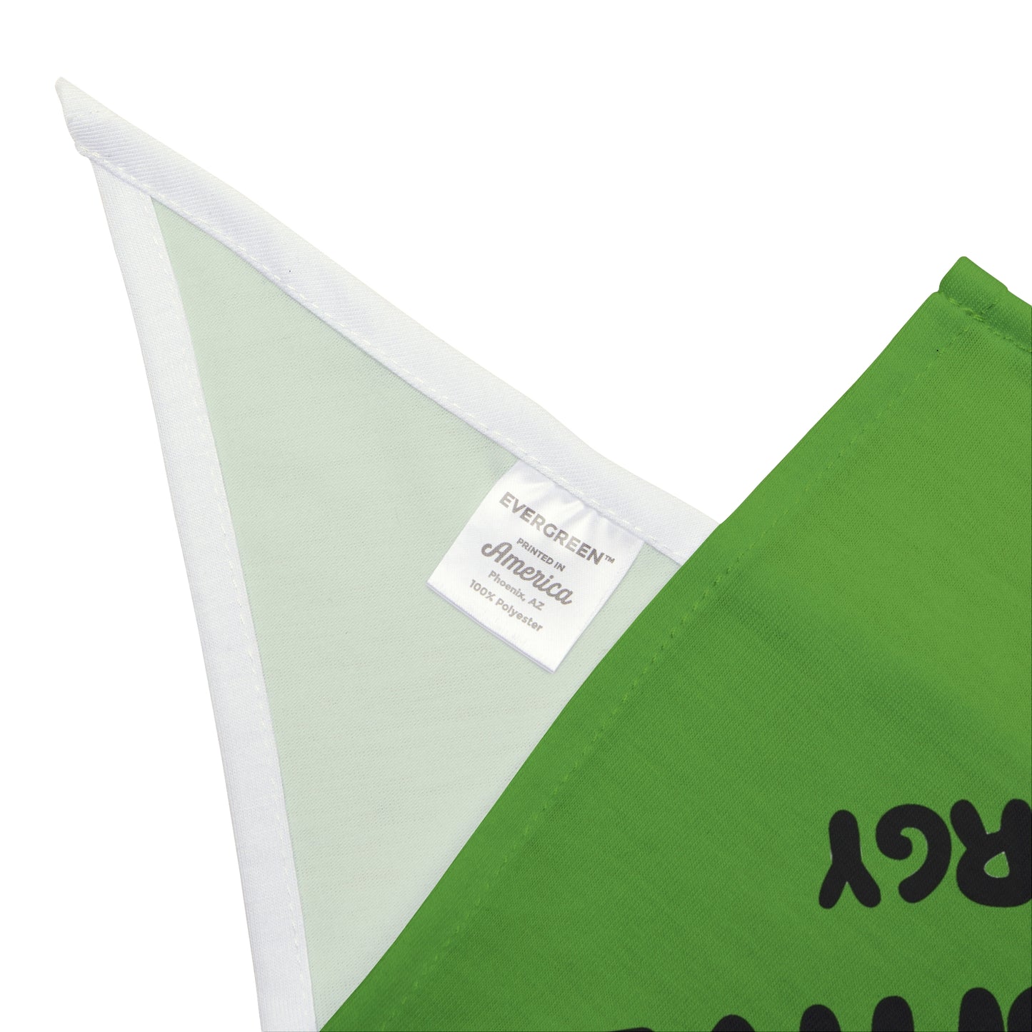 Pet Bandana - PAWSITIVE ENERGY (green)