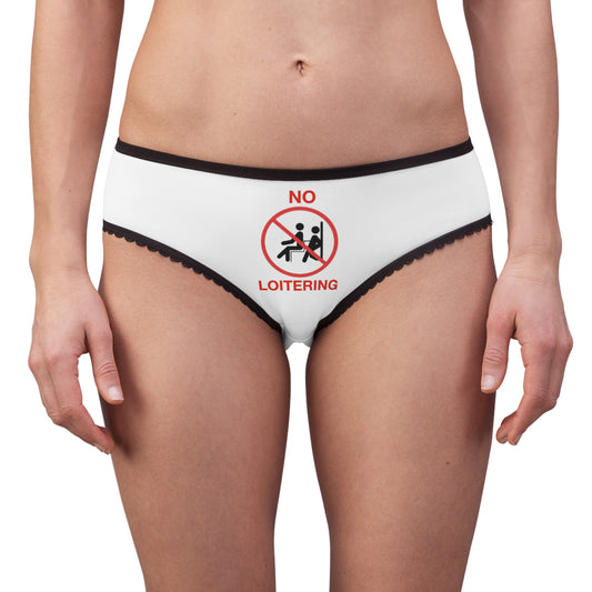 Women's Briefs - No Loitering