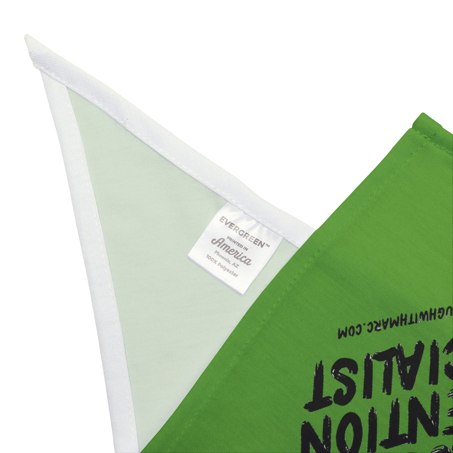 Pet Bandana - STRESS PREVENTION SPECIALIST (green)