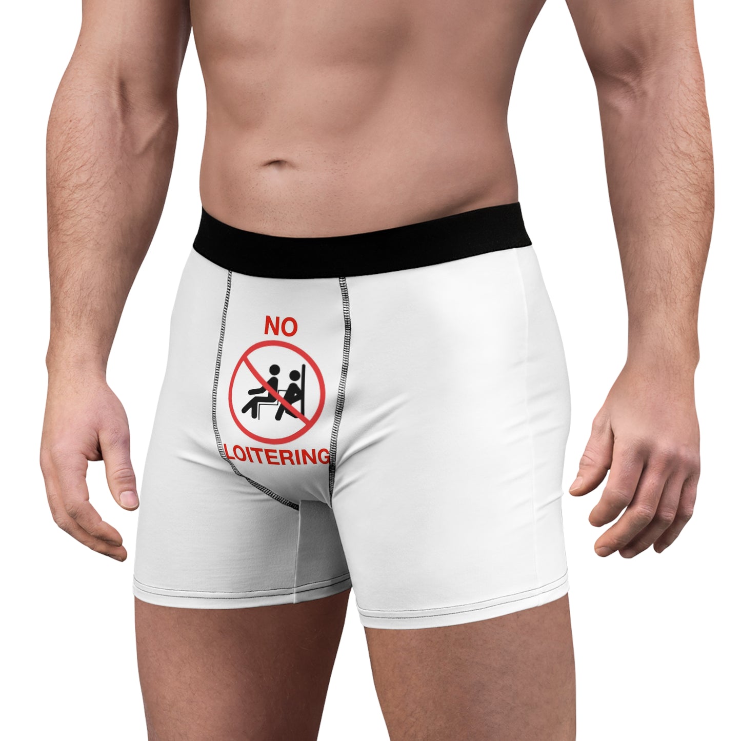 Men's Boxer Briefs  - No Loitering