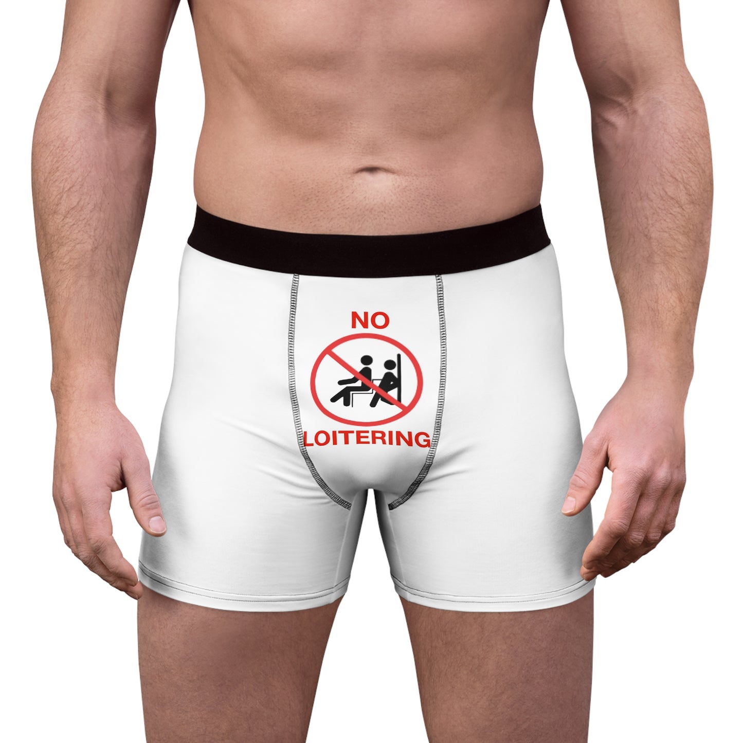 Men's Boxer Briefs  - No Loitering