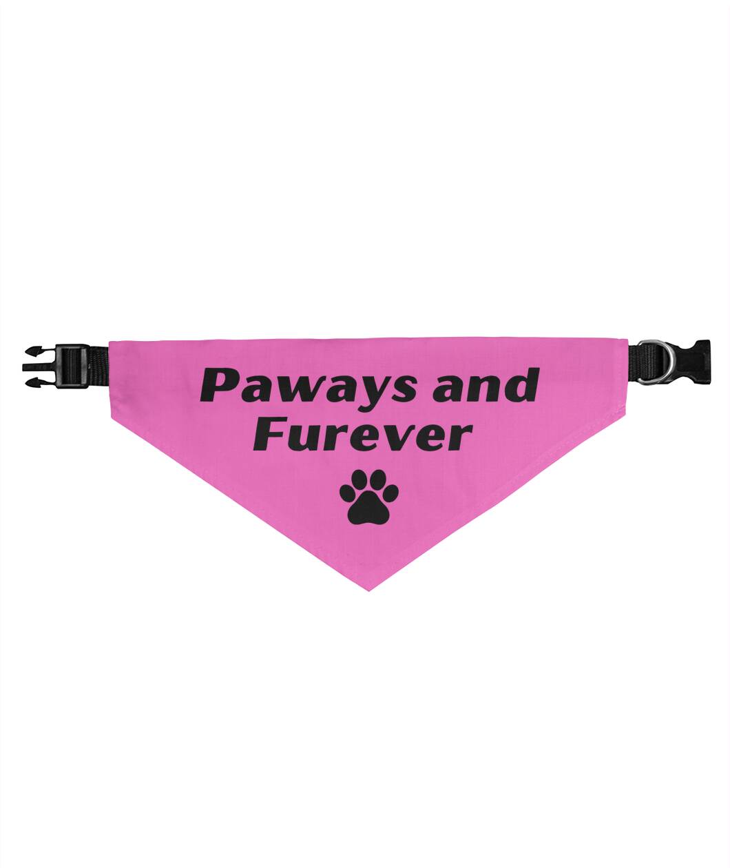 PAWAYS AND FUREVER BANDANA PINK Dog Bandana